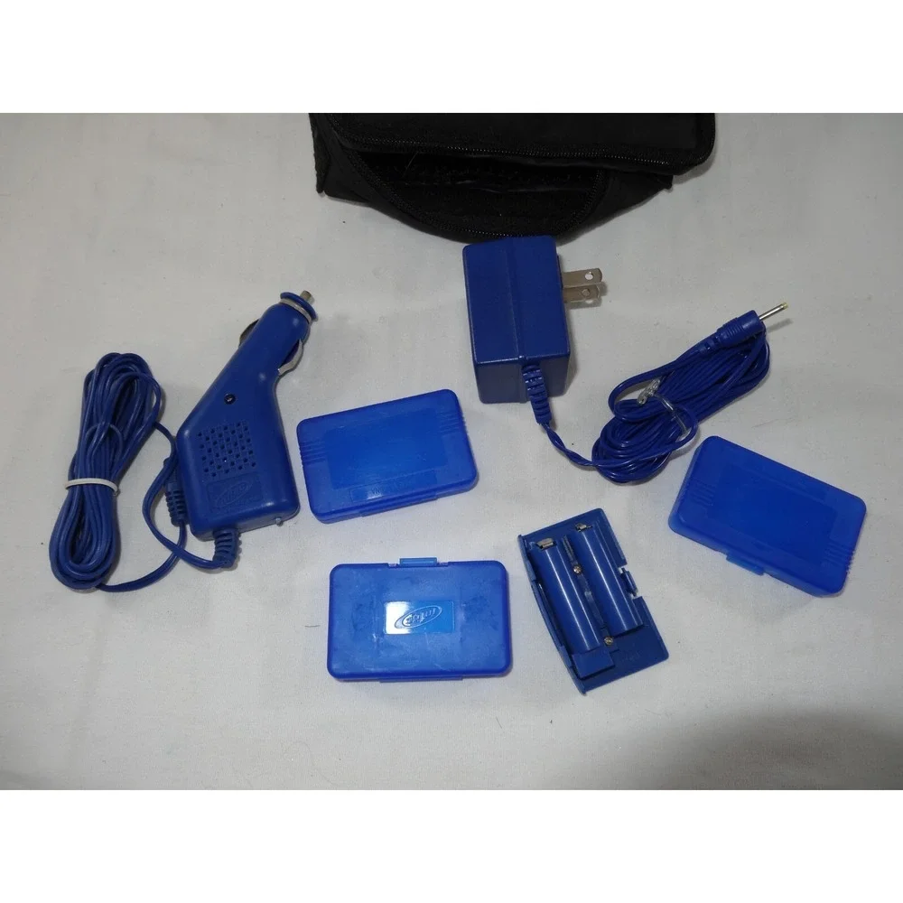 Intec Nintendo Game Boy Advance Black Carrying Case Travel Bag With Accessories‎